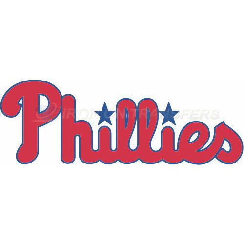 Philadelphia Phillies Iron-on Stickers (Heat Transfers)NO.1821
